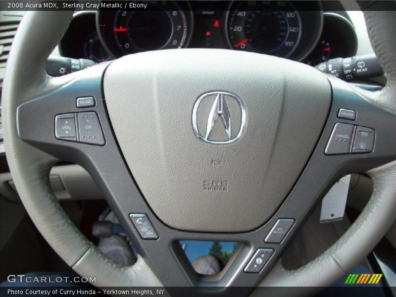 Sterling Gray Metallic / Ebony 2008 Acura MDX