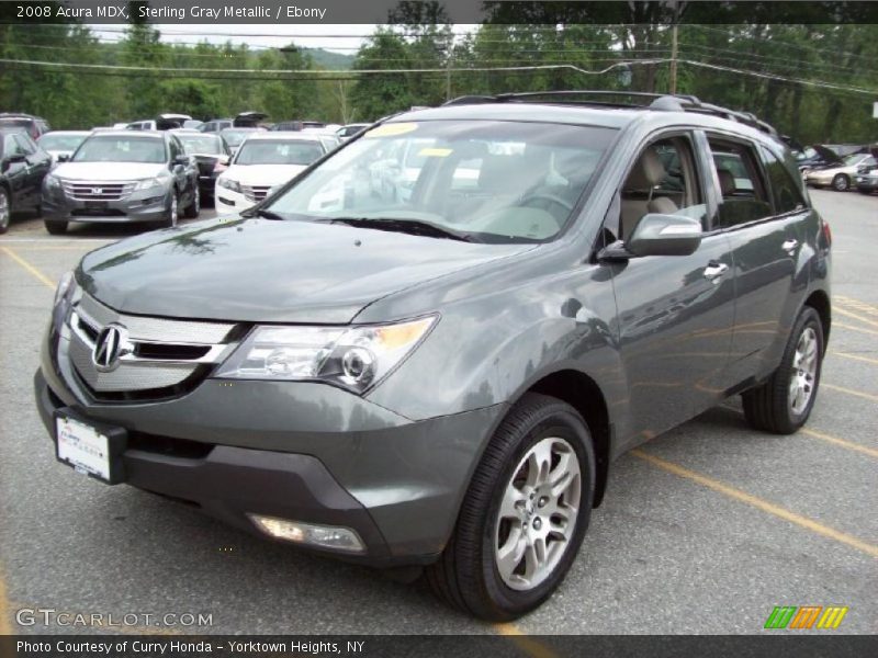 Sterling Gray Metallic / Ebony 2008 Acura MDX