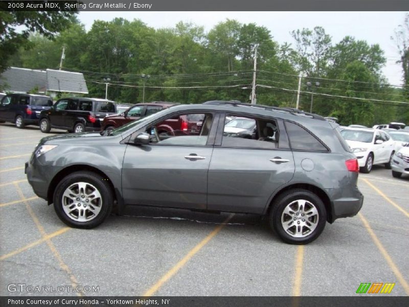 Sterling Gray Metallic / Ebony 2008 Acura MDX
