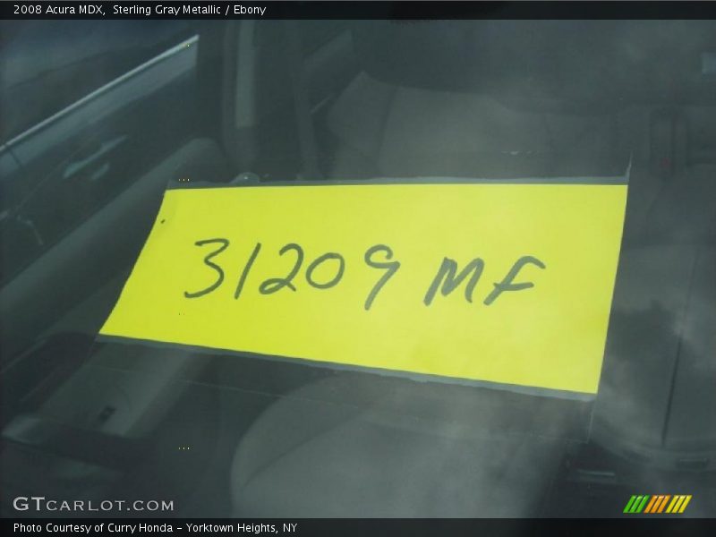 Sterling Gray Metallic / Ebony 2008 Acura MDX