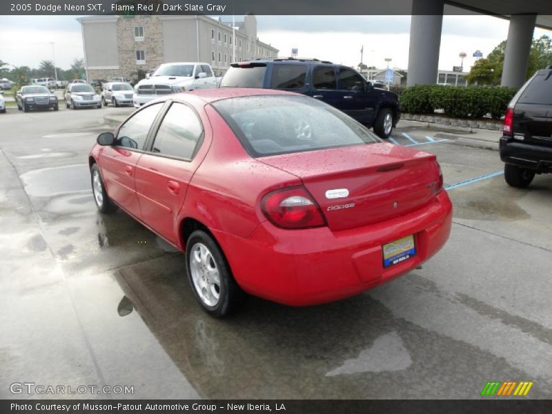 Flame Red / Dark Slate Gray 2005 Dodge Neon SXT