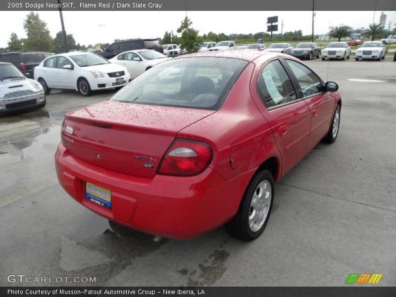 Flame Red / Dark Slate Gray 2005 Dodge Neon SXT