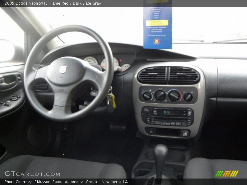 Flame Red / Dark Slate Gray 2005 Dodge Neon SXT