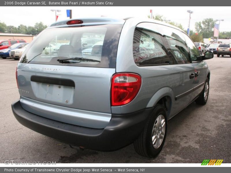 Butane Blue Pearl / Medium Slate Gray 2006 Dodge Caravan SE