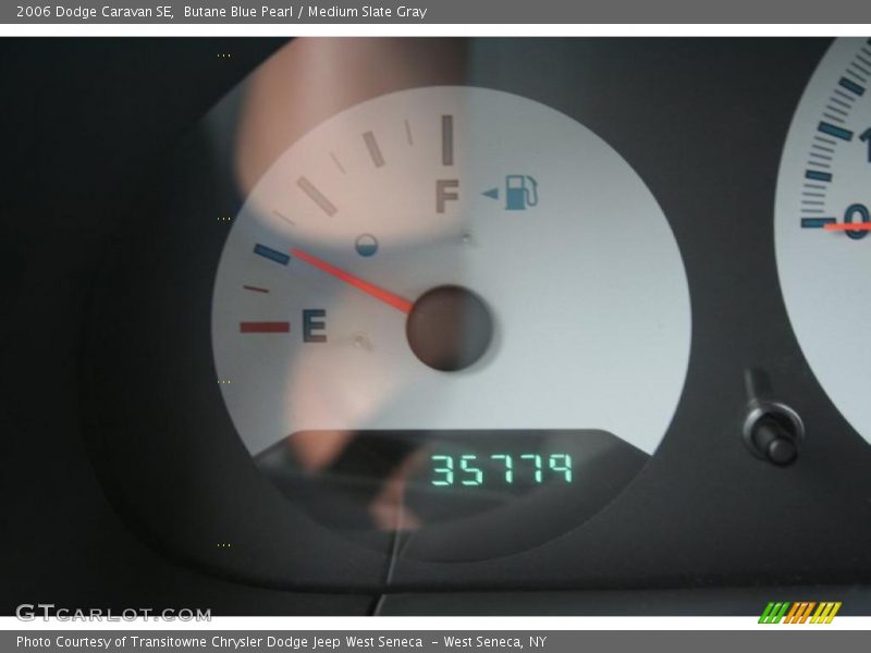 Butane Blue Pearl / Medium Slate Gray 2006 Dodge Caravan SE