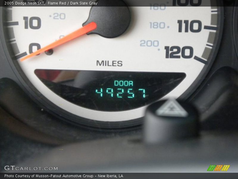 Flame Red / Dark Slate Gray 2005 Dodge Neon SXT