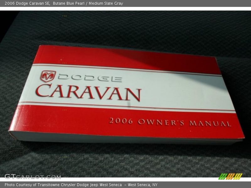 Butane Blue Pearl / Medium Slate Gray 2006 Dodge Caravan SE