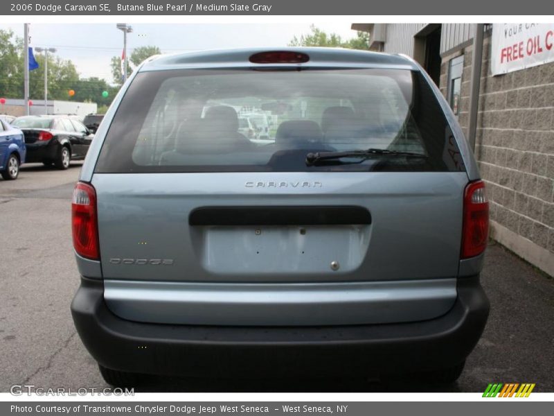 Butane Blue Pearl / Medium Slate Gray 2006 Dodge Caravan SE