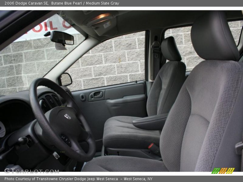 Butane Blue Pearl / Medium Slate Gray 2006 Dodge Caravan SE