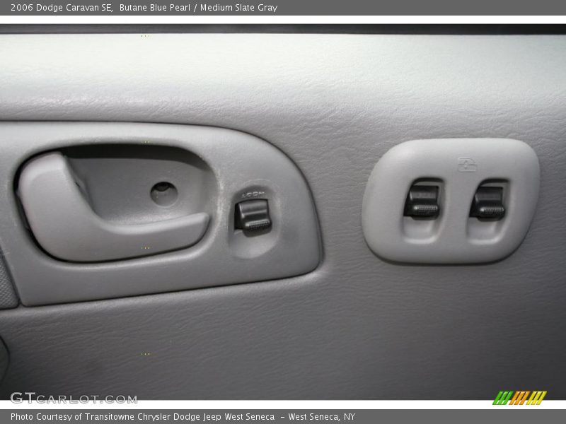 Butane Blue Pearl / Medium Slate Gray 2006 Dodge Caravan SE