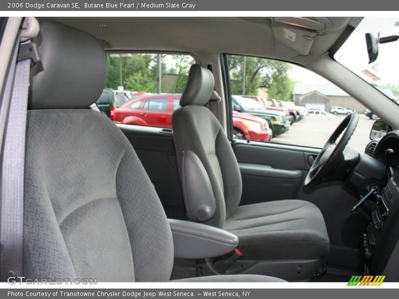 Butane Blue Pearl / Medium Slate Gray 2006 Dodge Caravan SE