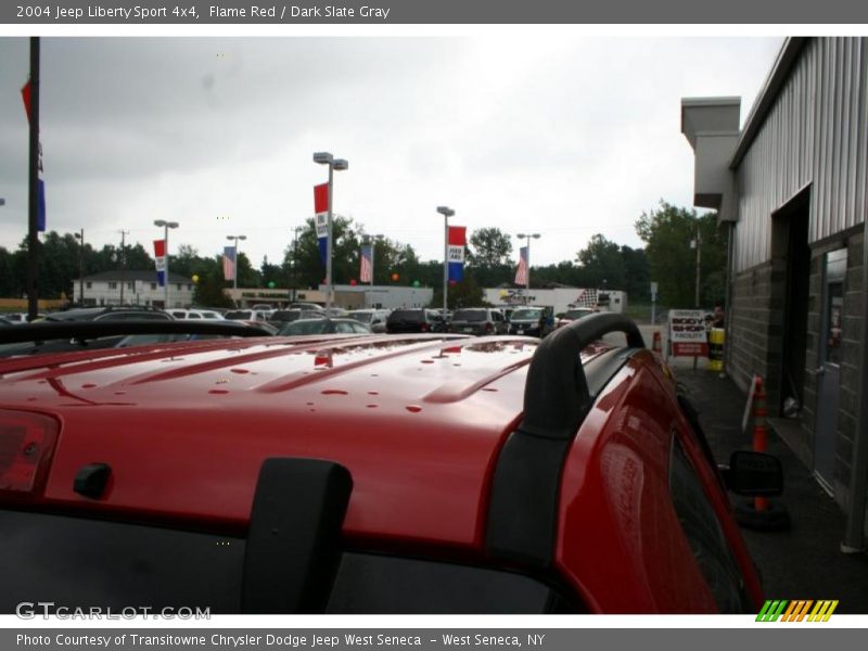 Flame Red / Dark Slate Gray 2004 Jeep Liberty Sport 4x4