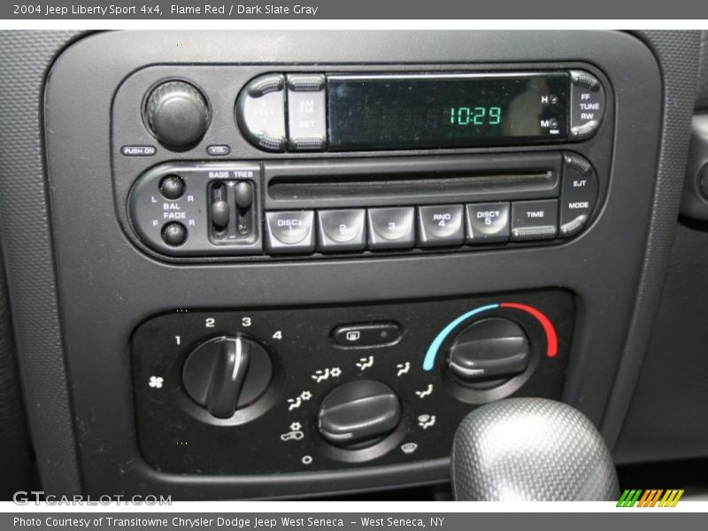 Flame Red / Dark Slate Gray 2004 Jeep Liberty Sport 4x4