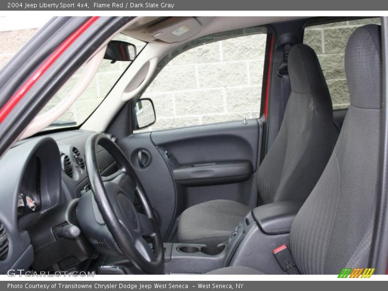 Flame Red / Dark Slate Gray 2004 Jeep Liberty Sport 4x4