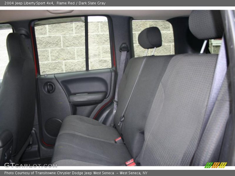 Flame Red / Dark Slate Gray 2004 Jeep Liberty Sport 4x4