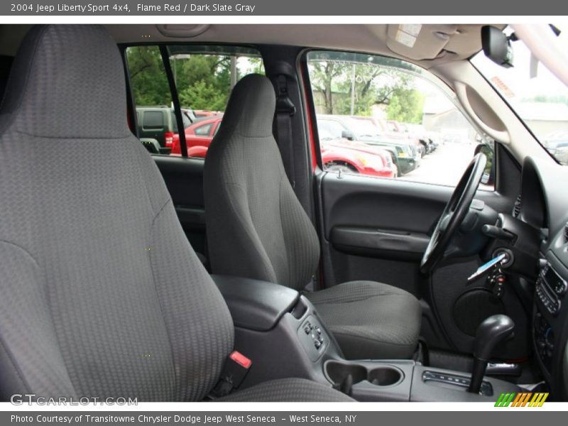 Flame Red / Dark Slate Gray 2004 Jeep Liberty Sport 4x4