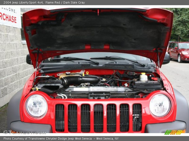 Flame Red / Dark Slate Gray 2004 Jeep Liberty Sport 4x4