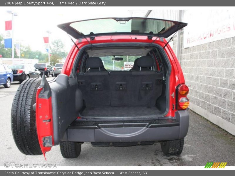 Flame Red / Dark Slate Gray 2004 Jeep Liberty Sport 4x4