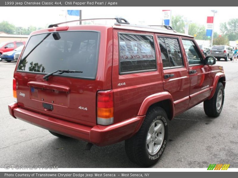 Chili Pepper Red Pearl / Agate 1999 Jeep Cherokee Classic 4x4