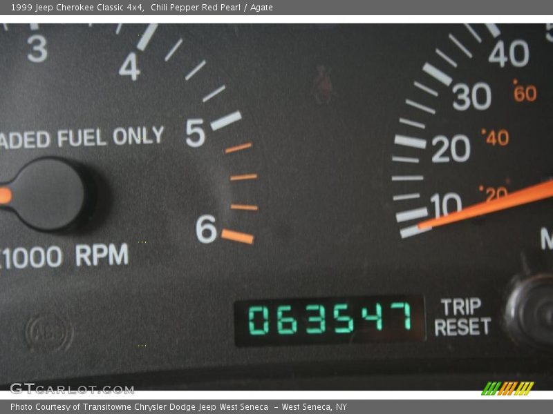 Chili Pepper Red Pearl / Agate 1999 Jeep Cherokee Classic 4x4