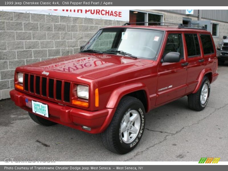 Chili Pepper Red Pearl / Agate 1999 Jeep Cherokee Classic 4x4