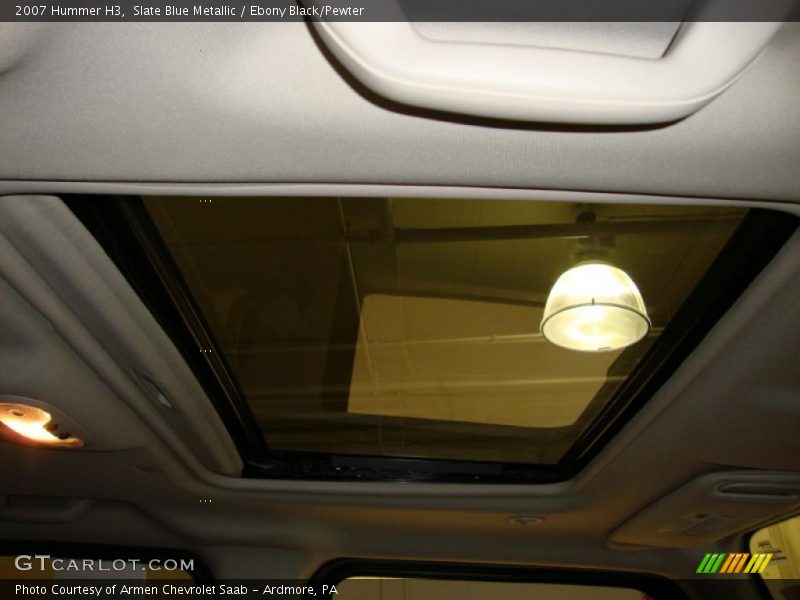 Slate Blue Metallic / Ebony Black/Pewter 2007 Hummer H3