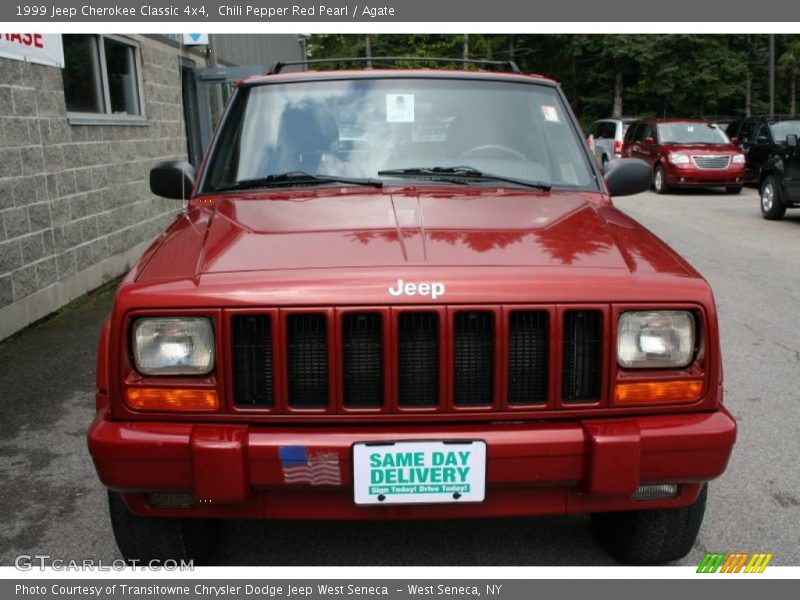 Chili Pepper Red Pearl / Agate 1999 Jeep Cherokee Classic 4x4