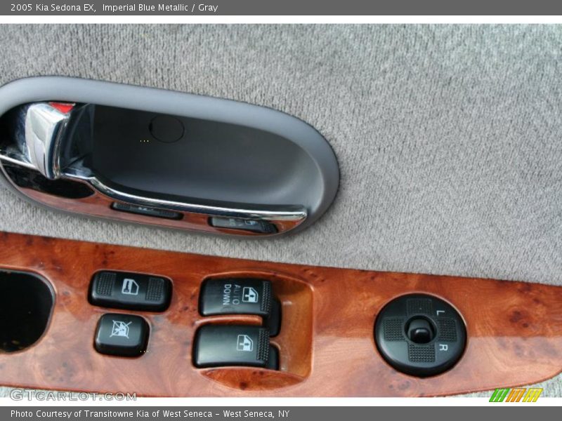 Imperial Blue Metallic / Gray 2005 Kia Sedona EX