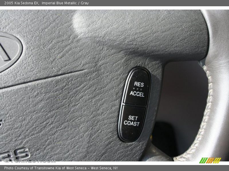 Imperial Blue Metallic / Gray 2005 Kia Sedona EX