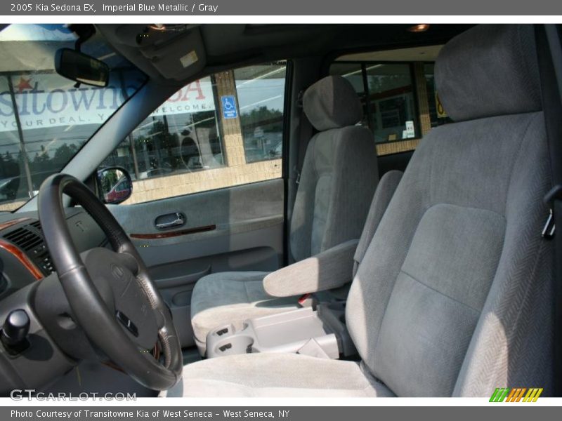 Imperial Blue Metallic / Gray 2005 Kia Sedona EX