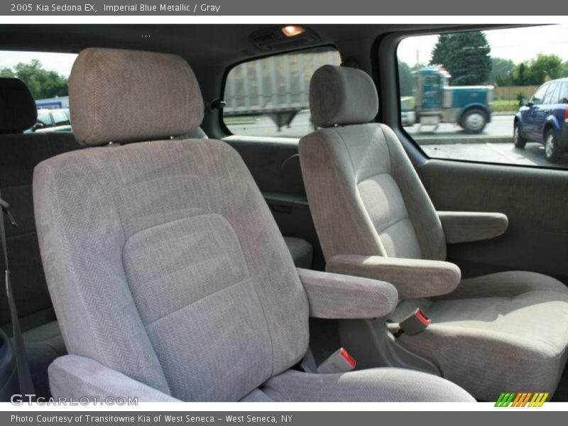 Imperial Blue Metallic / Gray 2005 Kia Sedona EX