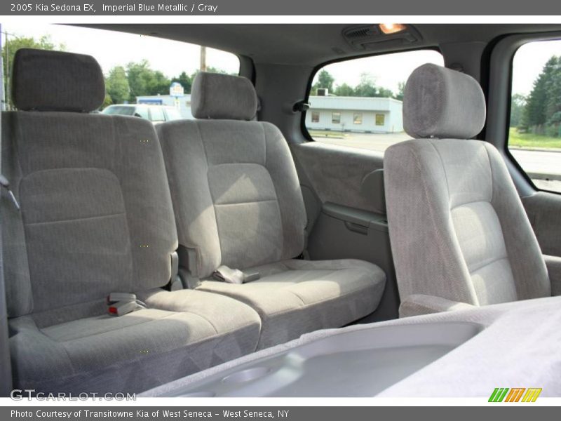 Imperial Blue Metallic / Gray 2005 Kia Sedona EX
