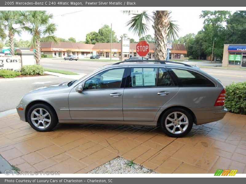 Pewter Silver Metallic / Black 2005 Mercedes-Benz C 240 4Matic Wagon