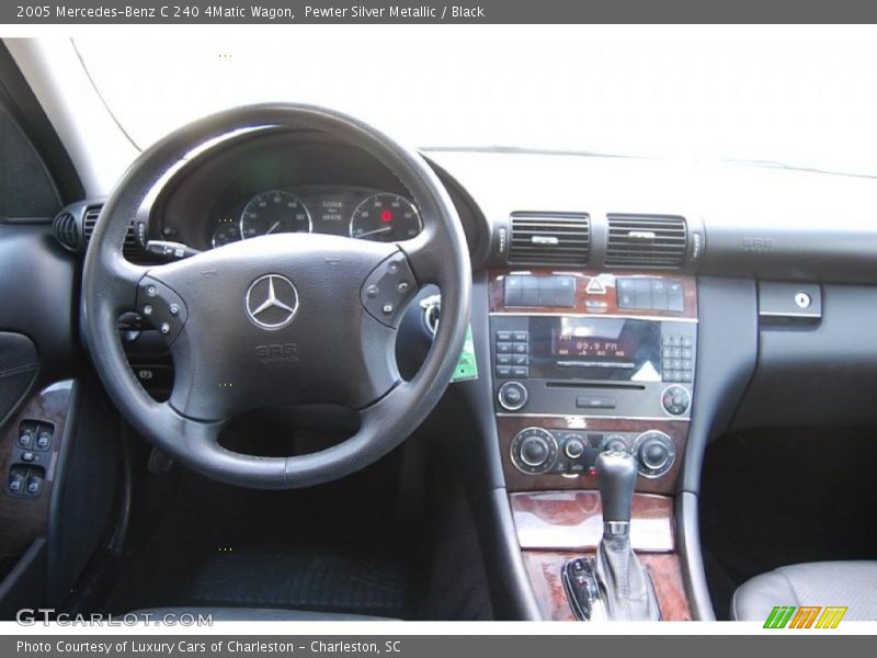 Pewter Silver Metallic / Black 2005 Mercedes-Benz C 240 4Matic Wagon
