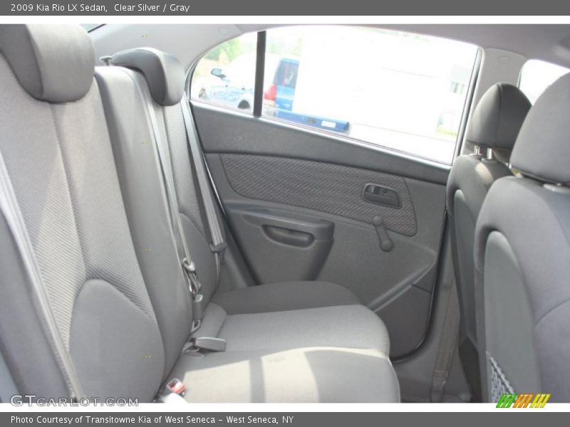Clear Silver / Gray 2009 Kia Rio LX Sedan