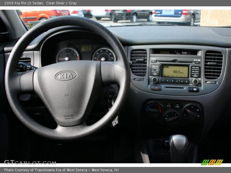 Clear Silver / Gray 2009 Kia Rio LX Sedan