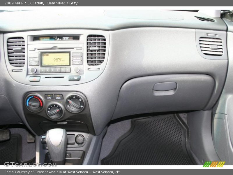 Clear Silver / Gray 2009 Kia Rio LX Sedan