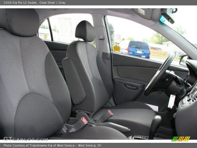 Clear Silver / Gray 2009 Kia Rio LX Sedan
