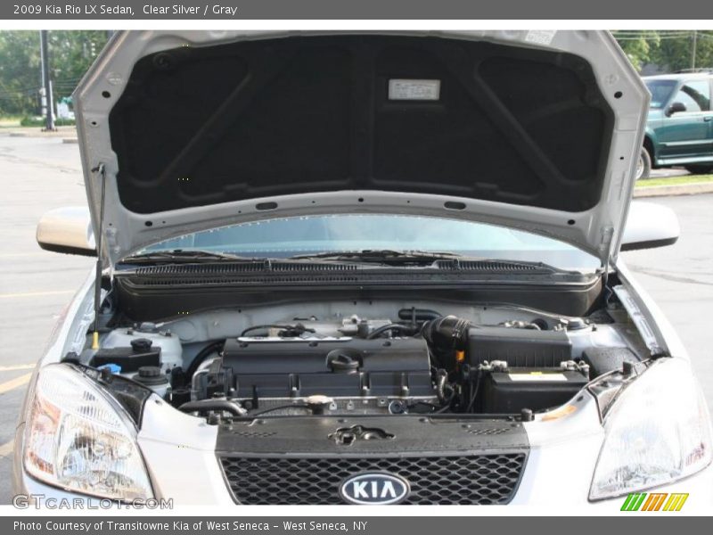 Clear Silver / Gray 2009 Kia Rio LX Sedan