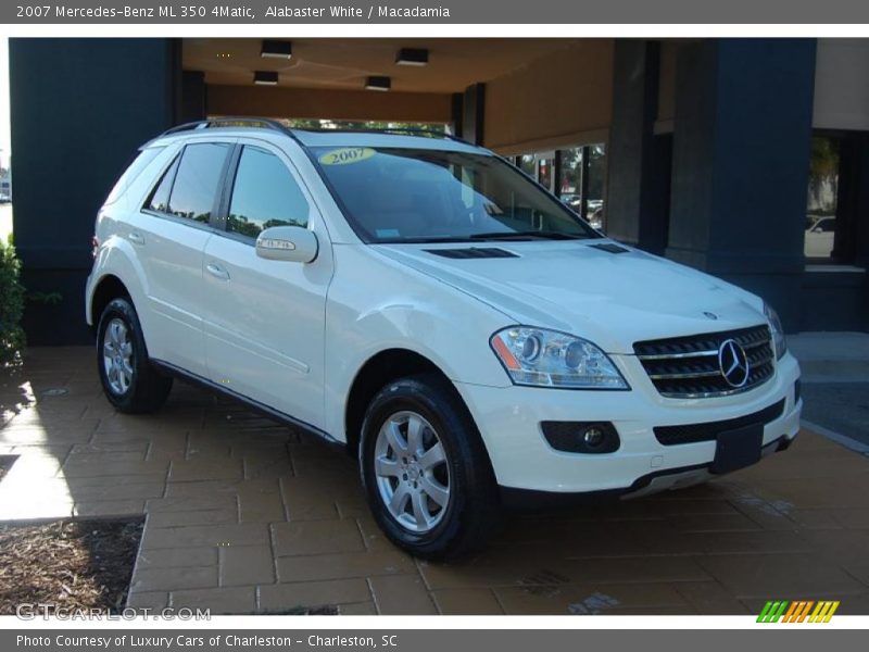 Alabaster White / Macadamia 2007 Mercedes-Benz ML 350 4Matic