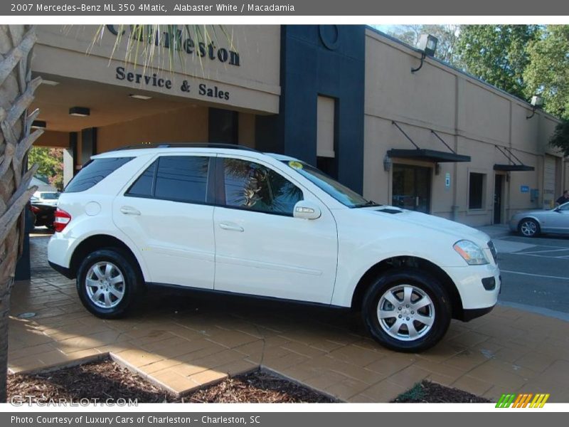 Alabaster White / Macadamia 2007 Mercedes-Benz ML 350 4Matic