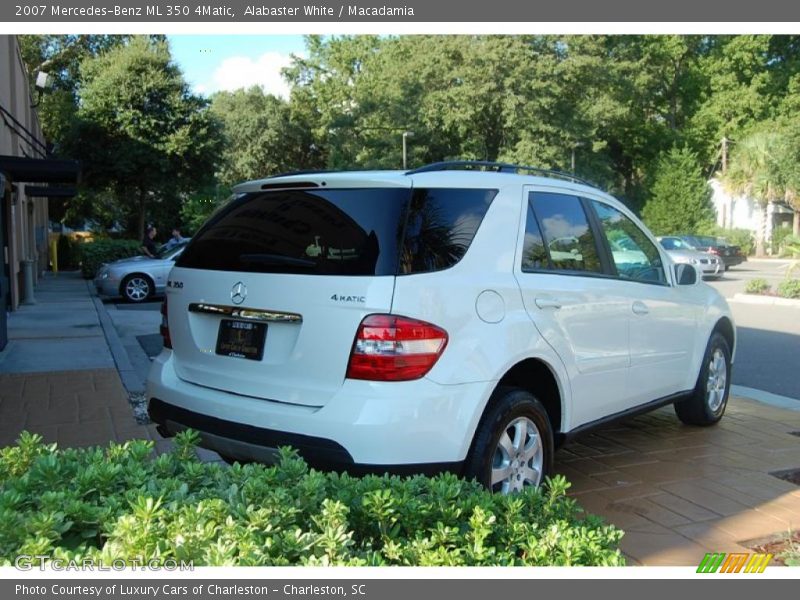 Alabaster White / Macadamia 2007 Mercedes-Benz ML 350 4Matic