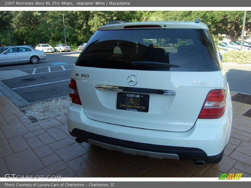 Alabaster White / Macadamia 2007 Mercedes-Benz ML 350 4Matic