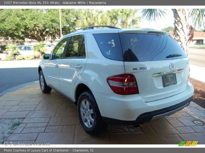 Alabaster White / Macadamia 2007 Mercedes-Benz ML 350 4Matic