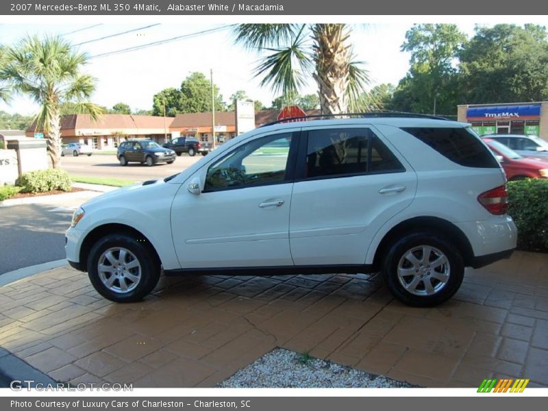 Alabaster White / Macadamia 2007 Mercedes-Benz ML 350 4Matic