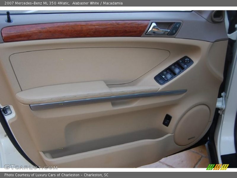 Alabaster White / Macadamia 2007 Mercedes-Benz ML 350 4Matic