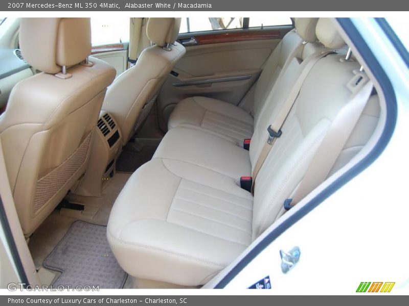 Alabaster White / Macadamia 2007 Mercedes-Benz ML 350 4Matic