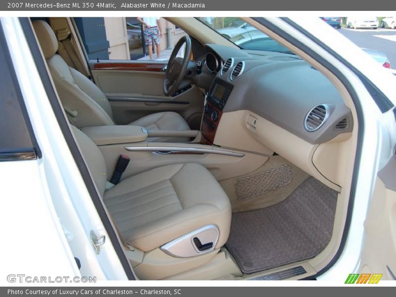 Alabaster White / Macadamia 2007 Mercedes-Benz ML 350 4Matic