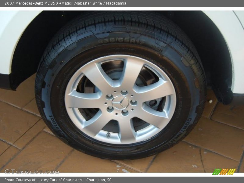 Alabaster White / Macadamia 2007 Mercedes-Benz ML 350 4Matic