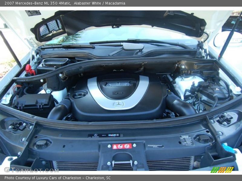 Alabaster White / Macadamia 2007 Mercedes-Benz ML 350 4Matic